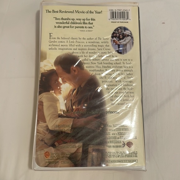 A Little Princess VHS Tape 📼 - Picture 3 of 4